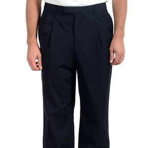 Gianfranco Ferre Gf Men's Wool Striped Dress Pants - image 1